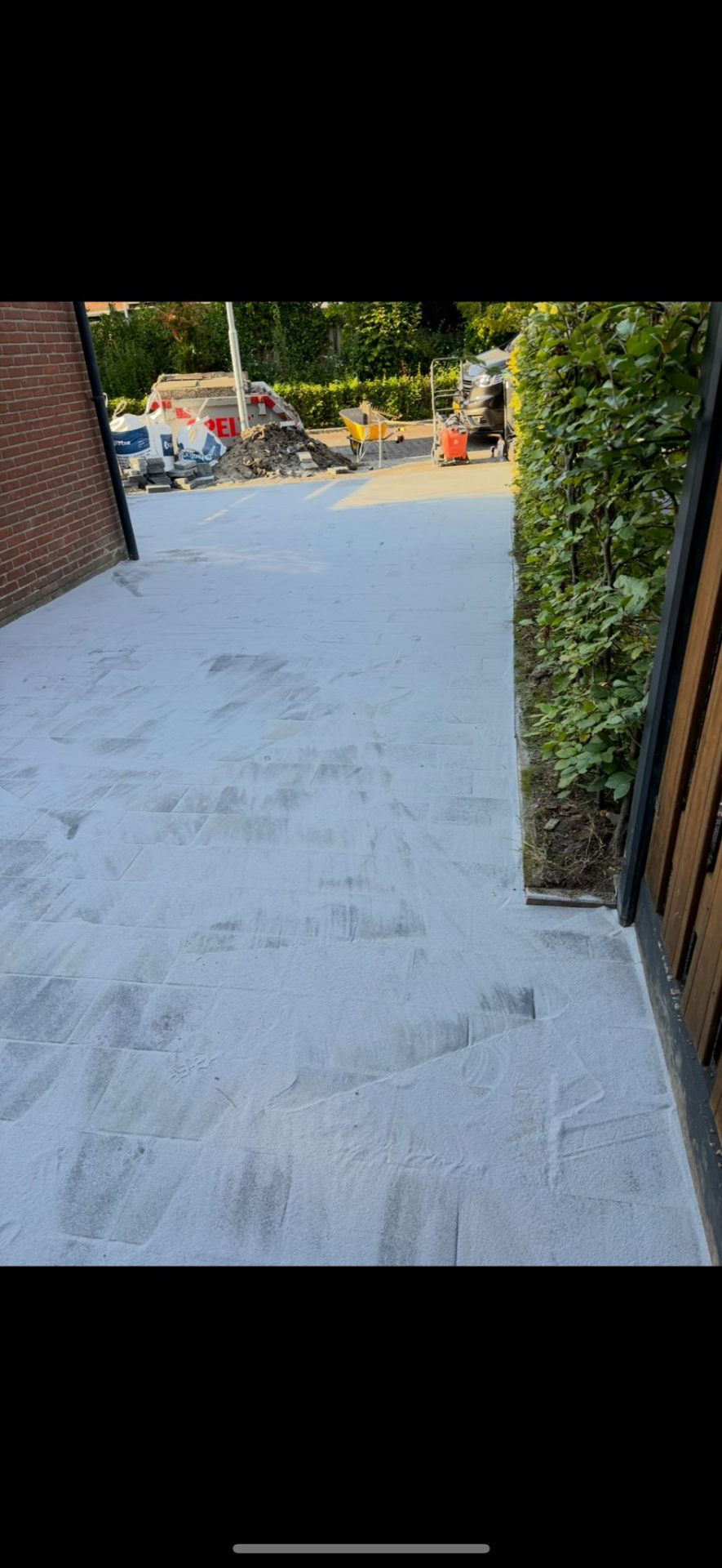 Lichte oprit nieuwbouw